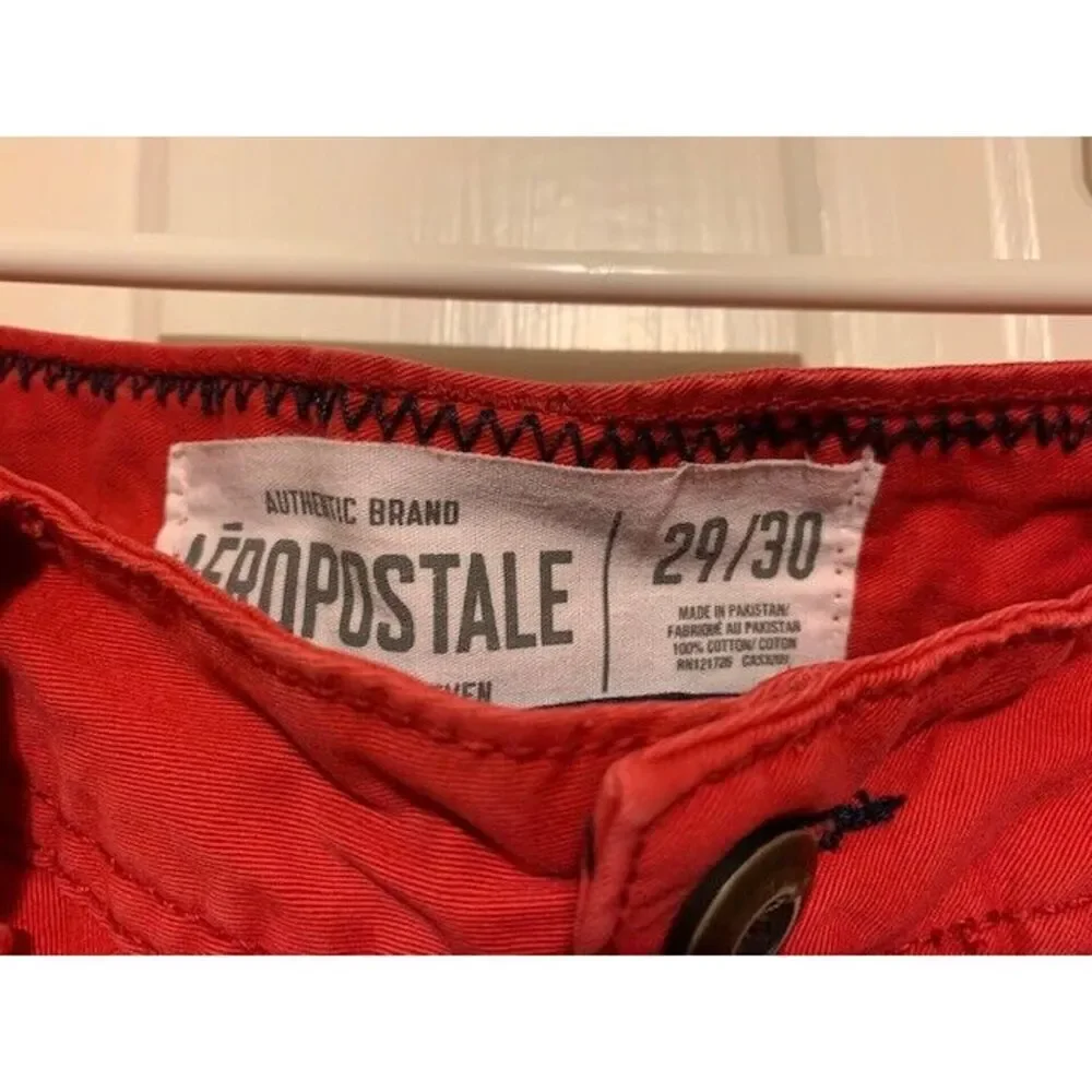 AEROPOSTALE SIZE 29X30 RED PANTS